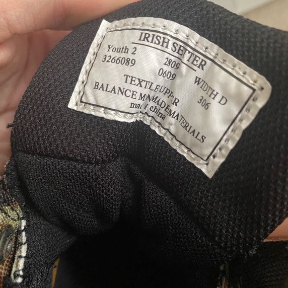 Irish Setter Camo Waterproof Boots - Picture 8 of 9